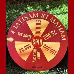 Doodh Pilai Wheel in Red without flowers