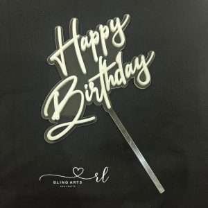 Happy Birthday Cake Topper