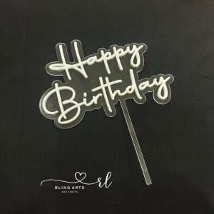 Happy Birthday Cake Topper 2