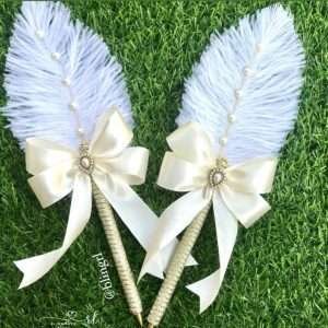 Offwhite Bow Pens