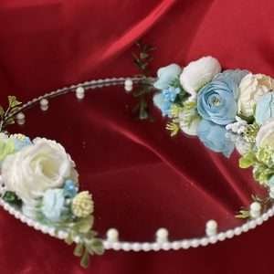 Ice Blue Tray with double sided decor