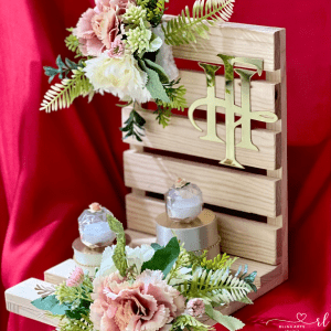 Engagement Ring Stand in Wood