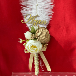 White and Gold Nikah Pen