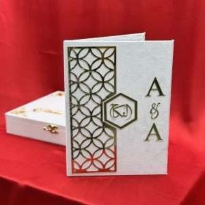 A4 Nikah Booklets with Acrylic Box