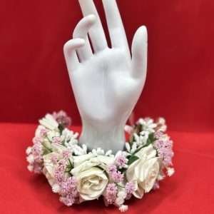 Lilac and White Gajra