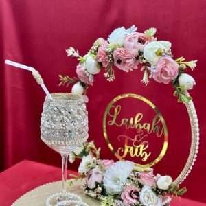 Doodh Pilai set with acrylic names
