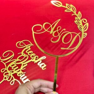 Acrylic Cake topper