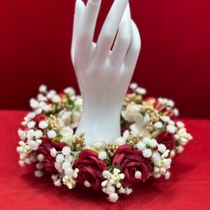 Maroon Floral Gajrey
